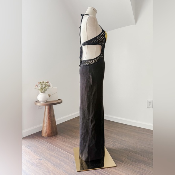 Staud Jacqueline Flower Mesh Column Dress - Picture 8 of 11